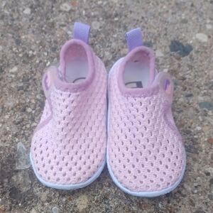 Pink & Purple Baby Shoes Says 125 Newborn Feet